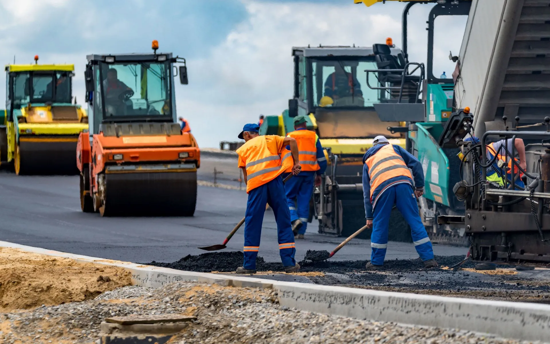 J&R Contracting offers commercial paving of parking lots and roads
