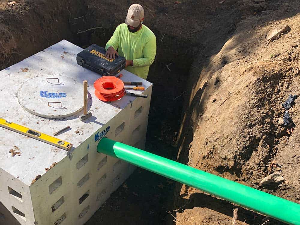 J&R septic system installation services for new or repair to existing septic systems