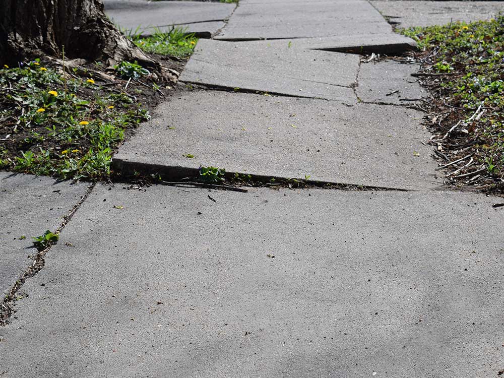 J&R is a concrete sidewalk contractor with experience in concrete sidewalk repair and replacement